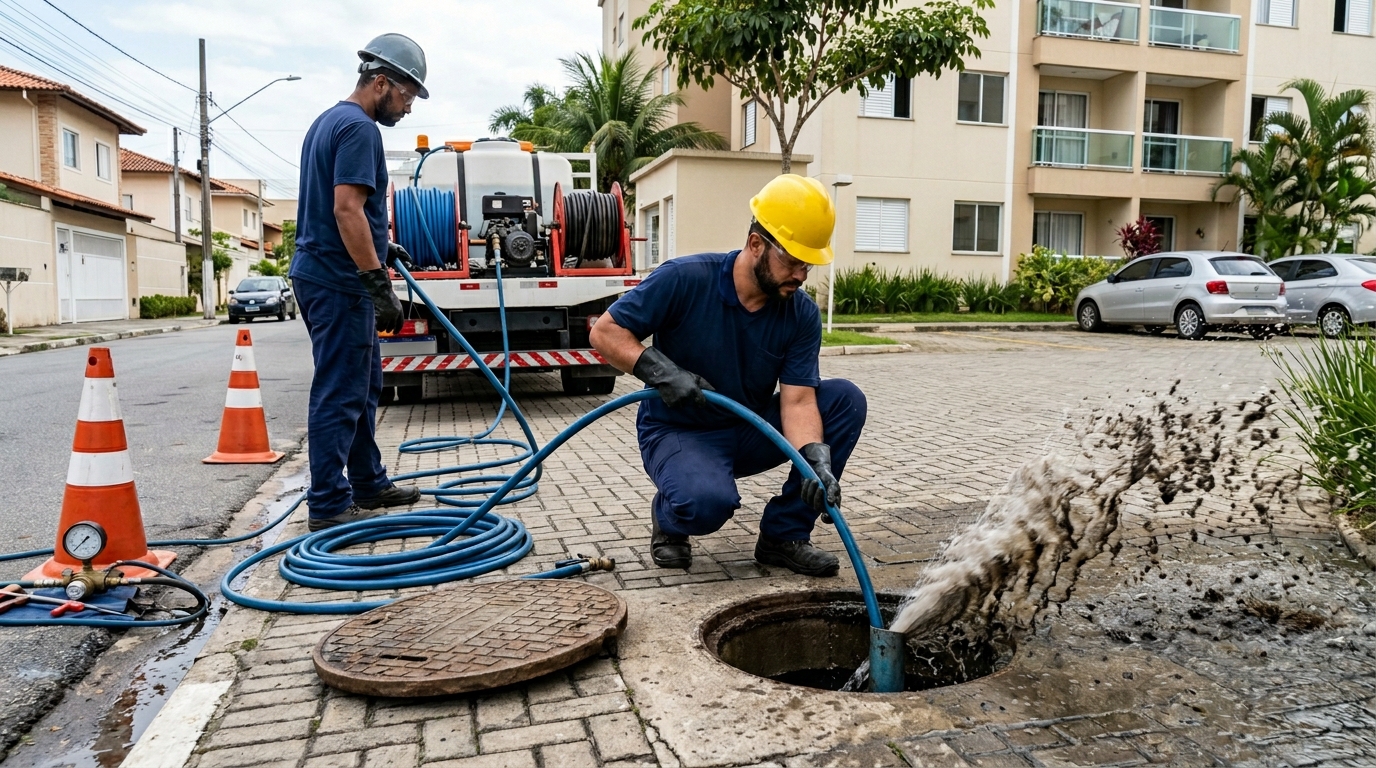 Hidrojateamento de Alta Pressão em Fortaleza‑CE