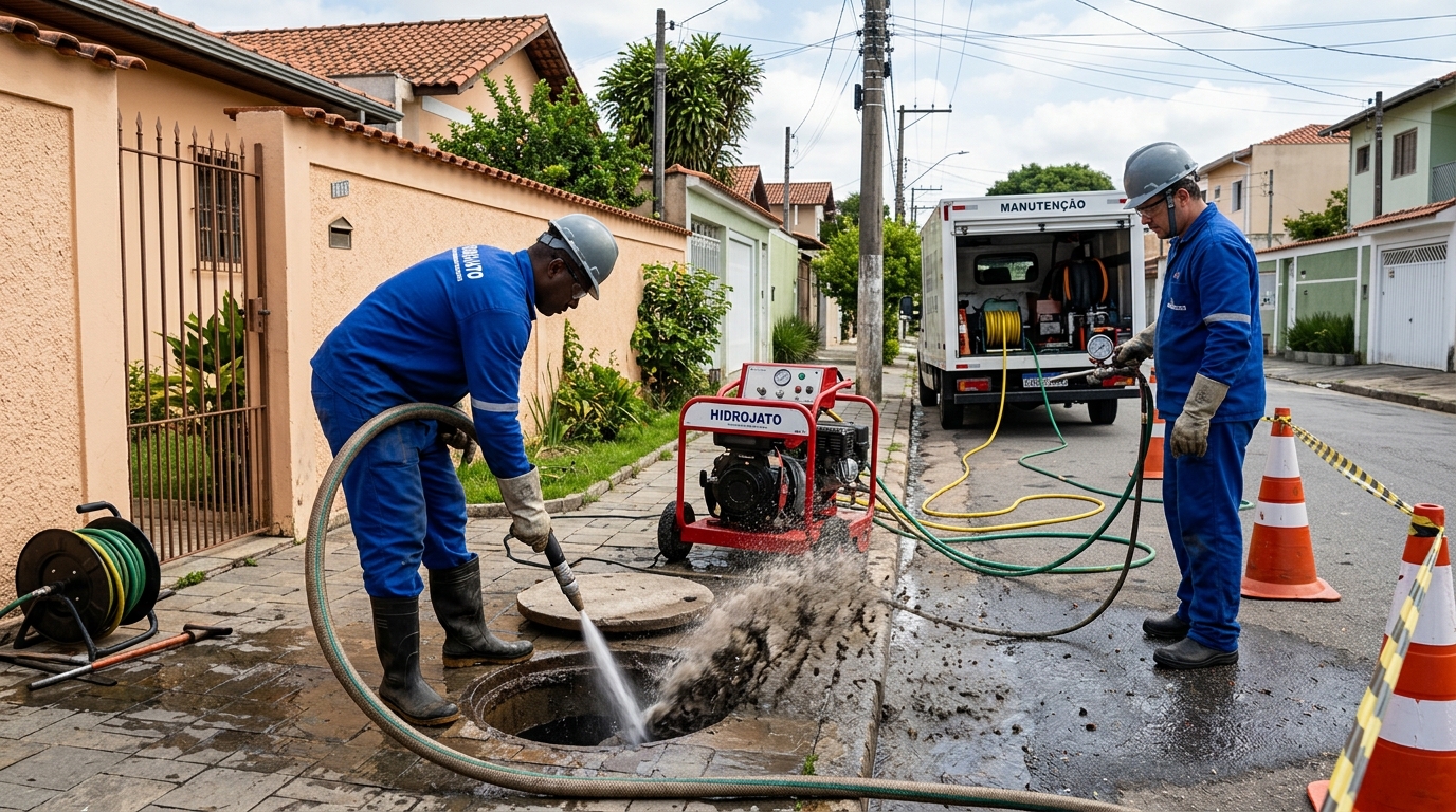 Hidrojateamento de Alta Pressão em Fortaleza‑CE